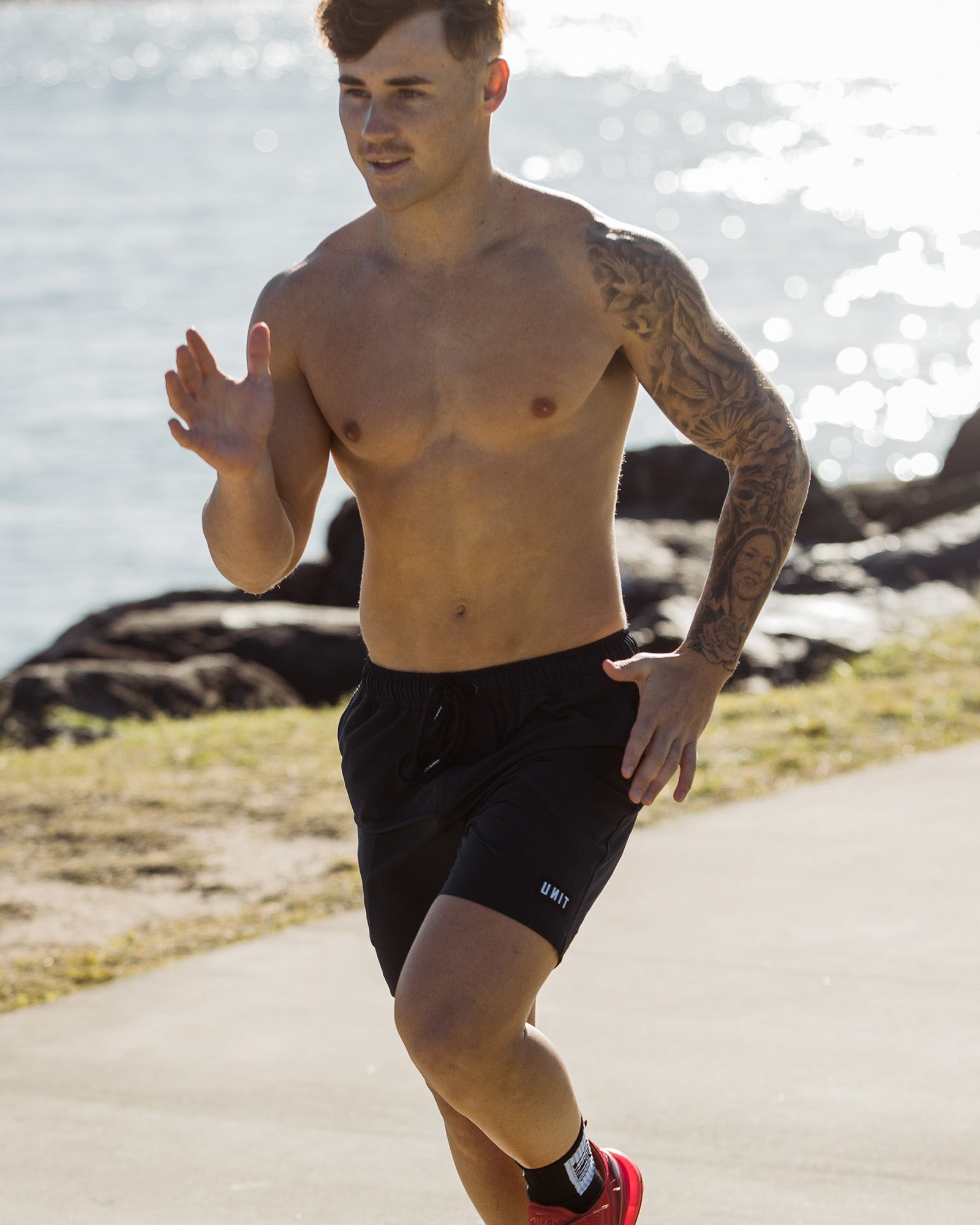 UNIT Block Men's Elastic Stretch 16" Shorts