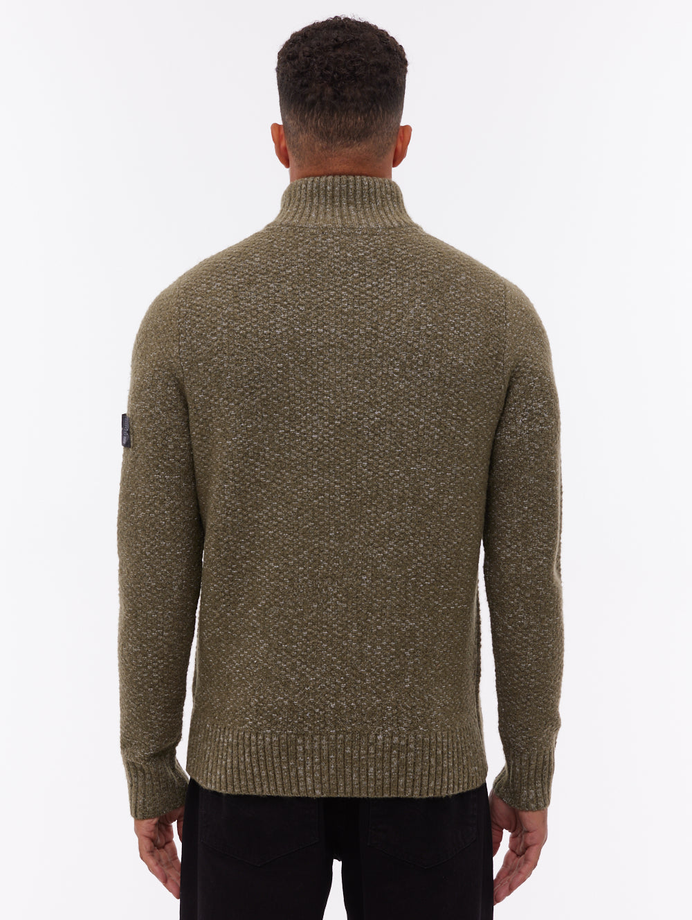 Hastom Funnel Neck Sweater - Green